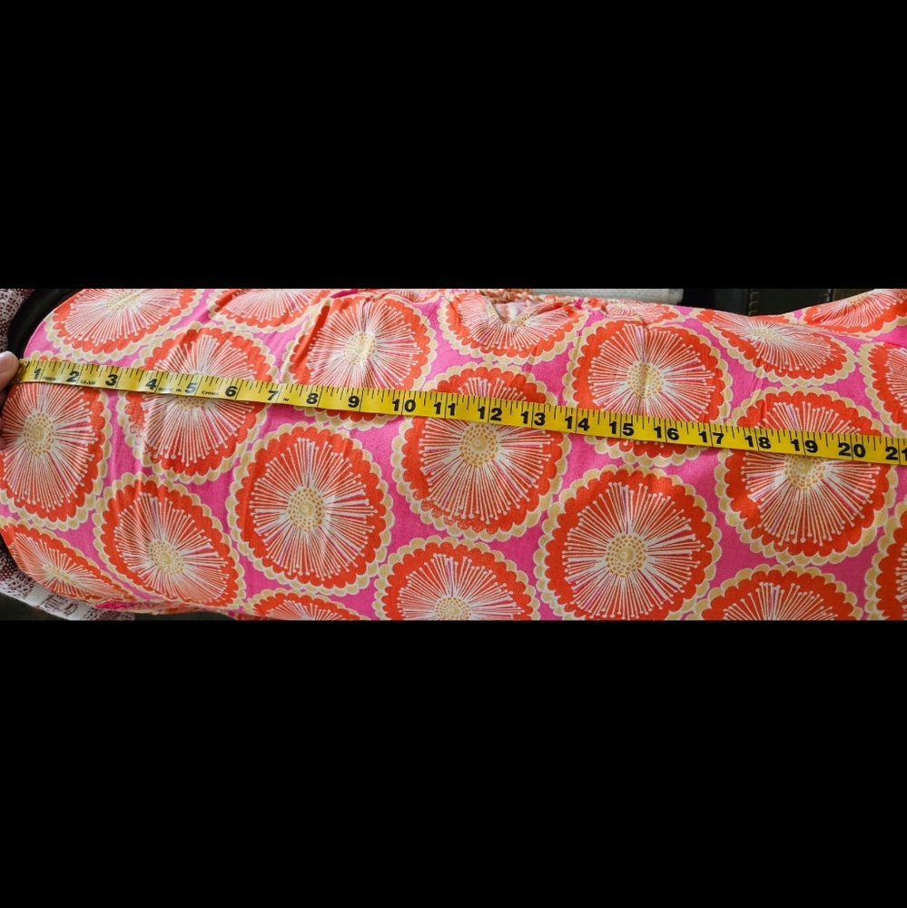 Vibrant Pink and Orange Patterned Dress-$178.50 - Picture 10 of 17